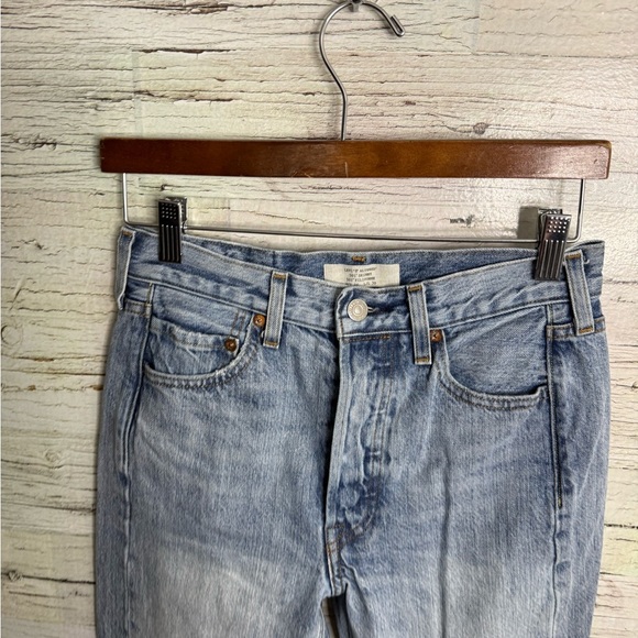 Levi’s Altered 501 Skinny Blue Jeans. Size 26 - Picture 3 of 7